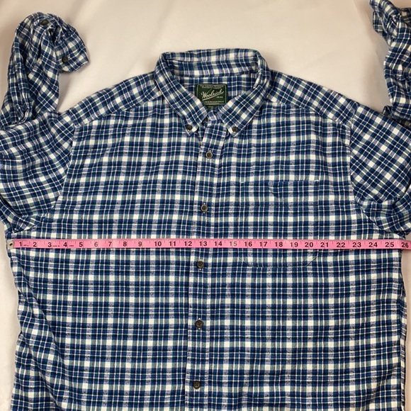 Woolrich Plaid Flannel Shirt Men’s XL - Picture 7 of 8